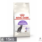 تصویر غذای خشک گربه بالغ عقیم شده رویال کنین وزن ۱۵ کیلوگرم 