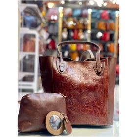 تصویر کیف چرم بزرگ نرم کد 1995 