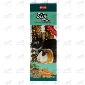 تصویر استیک آجیل و میوه مخصوص خرگوش و خوکچه مدل Stix Flakes برند Padovan 