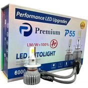 تصویر هدلایت P55 پرمیوم - H1 P55 LED HEADLIGHT