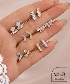 تصویر پیرسینگ گوش جواهری مدل PG1002 