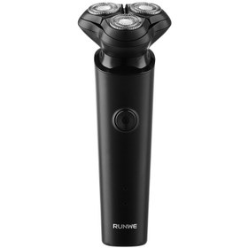 تصویر ریش تراش برقی Runwe قابل حمل. - سیاه RUNWE electric shaver men's portable rechargeable shaver