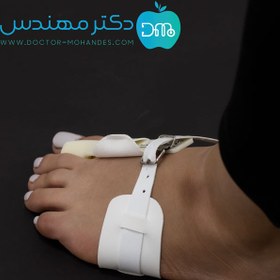 تصویر اسپلینت هالوکس والگوس سخت پای چپ کد 035 پاک سمن سایز Paksaman Hallux Valgus Hard Splint Left Foot Code 035