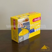 تصویر کیسه زباله رولی زرد کوچک جعبه ای بادوک درجه یک 