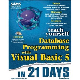 تصویر دانلود کتاب Teach Yourself Database Programming With Visual Basic 5 in 21 Days (Second Edition) 