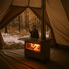 تصویر بخاری هیزمی لایف کمپ مدل VULX 45880 