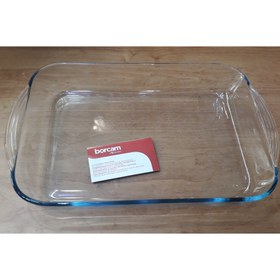 تصویر تابه مستطیل پیرکس بورجام پاشاباغچه ترک کد ۵۹۱۲۴ pasabahce borcam pyrex Rectangular pan code 59124