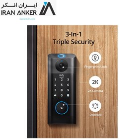 تصویر قفل هوشمند امنیتی انکر مدل Eufy T8530 ا Anker Eufy T8530 Security Video Smart Lock Anker Eufy T8530 Security Video Smart Lock