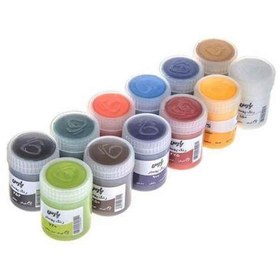 تصویر گواش پارس 12رنگ*کارتن12بسته ای*- یک بسته 6 تایی (فروش عمده) 