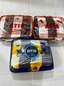 تصویر پتو روشا تک نفره و شادیلون دو نفره در طرح و رنگبندی متنوع - تک نفره رنگ ساده تیره pato