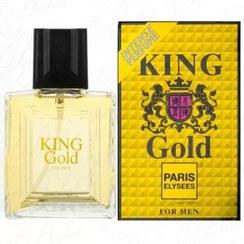 تصویر عطر ادکلن مردانه کینگ گلد اصل و اورجینال پاریس الیزه PARIS ELYSEES KING GOLD 