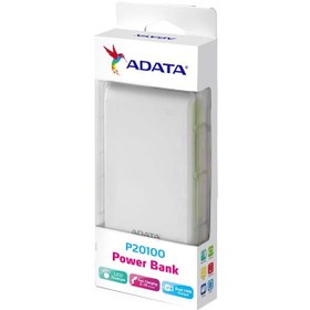 تصویر شارژر همراه ای دیتا مدل P20100 ظرفیت 20100 میلی‌آمپرساعت Adata P20100 20100mAh Power Bank