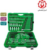 تصویر جعبه ابزار 216 پارچه 1/2 و 1/4 و 3/8 تاپ تول – TOPTUL مدل GCAI216R 