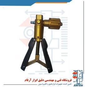 تصویر هندپمپ پنوماتیک مدل VEC_P1 ایجاد خلاء تا فشار 40 بار ساخت ایران Pneumatic Handheld Pressure Calibrator Hand Test Pump VEC_P1