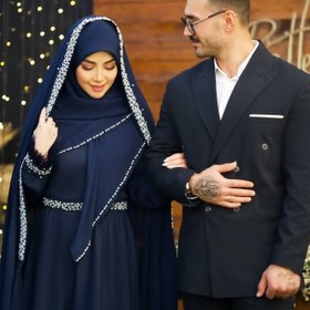 تصویر لباس عروس عقدی محضری ست زیبای گلبهی کرم سفید شیری آبی آسمانی 