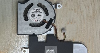تصویر فن و هیت سینگ نوت بوک ام اس آی | MSI-MS-N051 Notbook Fan & HeatSink 