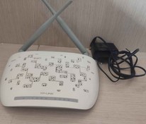 تصویر مودم تی پی-لینک مدل TD-W8961N همراه آداپتور استوک Modem TP-LINK TD-W8961N Stock