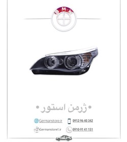 تصویر چراغ جلو بی ام و E60 