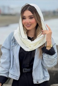 تصویر شال رینگی - مشکی 