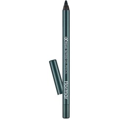 تصویر مداد چشم ژلی اکستریم تاتو فلورمار رنگ سبز Flormar Extreme Tattoo Gel Eye Pencil, green color