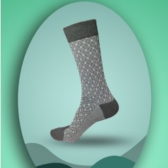 تصویر جوراب شطرنجی مردانه تیپ رسمی 