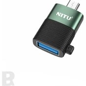 تصویر او تی جی نیتو مدل OTG Nitu ntcn17 USB to Micro عمده 