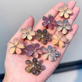 تصویر مینی کلیپس شکوفه عقیق Agate blossom mini clip