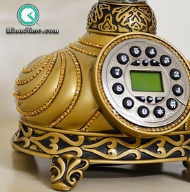 تصویر تلفن رومیزی سلطنتی آرنوس رنگ گلد مدل 039G 