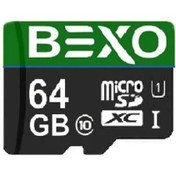 تصویر کارت حافظه‌ micro SDHC برند Bexo ظرفیت 64 گیگابایت 