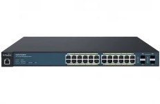 تصویر سوییچ دسکتاپ 24 پورت POE انجنیوس مدل EWS7928FP Engenius EWS7928FP POE 24-Port Desktop Switch