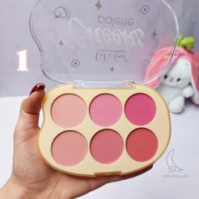 تصویر رژگونه 6 رنگ دودوگرل 