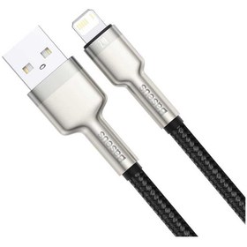 تصویر کابل تبدیل USB-A به لایتنینگ باسئوس مدل Cafule CALJK طول 1 متر Baseus Cafule CALJK Series Lightening 1m 2.4A Charging Data Cable