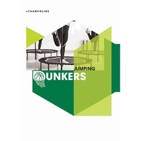 تصویر ترامپولین یک متری DUNKERS حفاظ دار کمجا Trampoline 054