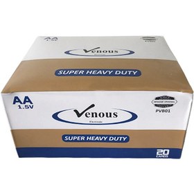 تصویر باتری قلمی ونوس مدل PVBA01 ورق دو عددی venous-pvba01-battery