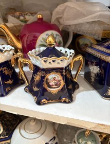 تصویر قندان چینی سورمه ای 