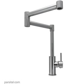 تصویر شیر ظرفشویی قابلمه پرکن بازویی نوبل مدل فونیکس کروم nobel-faucet-phoenix-pot-filler-single-lever-sink-mixer-chrome