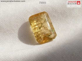 تصویر نگین توپاز زرد کد 73083 