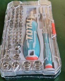 تصویر ست ۵۵ عددی سری پیچ گوشتی و سری بکس توتال مدلTACSD30556 TACSD30556 55 Pcs Screwdriver Bits Set