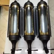 تصویر سیلو قهوه فلزی ظرفیت ۳ کیلو مشکی 