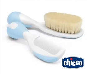 تصویر ست برس و شانه نوزاد چیکو اصلی ا Chicco Brush and Comb Chicco Brush and Comb