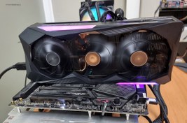 تصویر گرافیک GIGABYTE RTX3070 AORUS MASTER (استوک)بدون ماین 