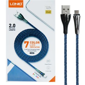 تصویر کابل شارژ lightning الدینیو مدل LS461 LS461 LS461 USB-to-Lightning conversion cable