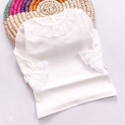 تصویر بلوز نوزاد تا کودک دخترانه مجلسی گیپور 