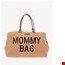 تصویر ساک کودک چایلد هوم Childhome Große Wickeltasche Mommy bag Teddyfleece CHILDHOME - beige 