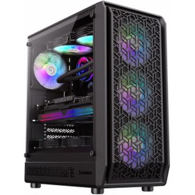 تصویر کیس گیمینگ گیم مکس مدل Forge AB GAMEMAX Forge AB Mid Tower Computer Case