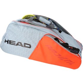 تصویر ساک تنیس هد | Radical 9R Supercombi Bag Grey/Orange 