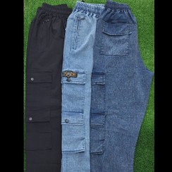 تصویر شلوار اسلش لی 8 جیب سایز بزرگ 