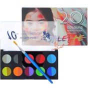 تصویر ست گریم صورت و بدن 20 رنگ کد 7064 