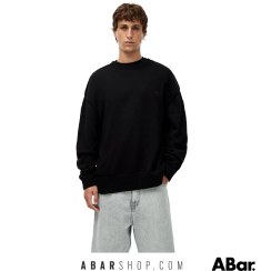 تصویر ژاکت مردانه پل اند بیر رنگ مشکی مدل PULL&BEAR STWD logo jumper 