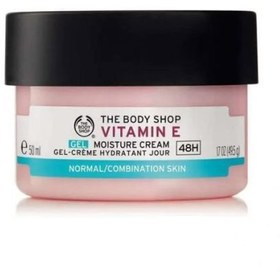 تصویر ژل کرم مرطوب کننده و آبرسان ویتامین E بادی شاپ-The body shop Vitamin E انواع پوست 